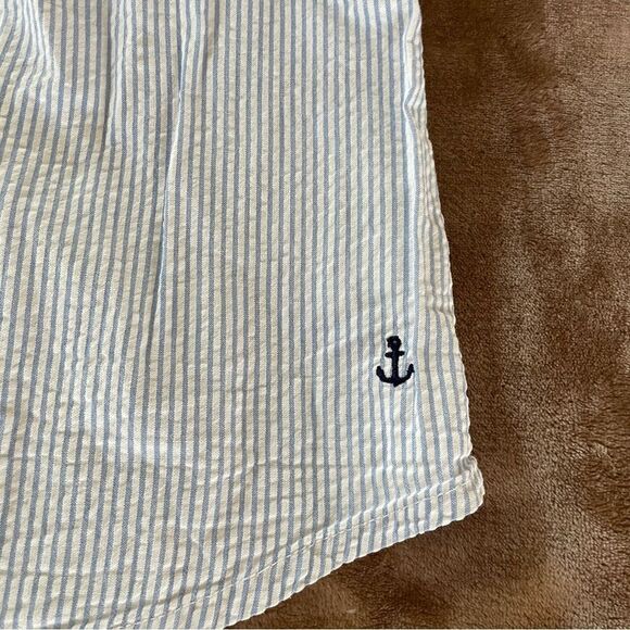 H&M/ L.O.G.G. Little Girl Striped Sleeveless Dress with Anchor Detail Size 6-7 - Picture 2 of 8